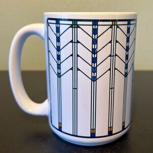 Frank Lloyd Wright Collection Ceramic Mug ~ Ennis House Window Pattern ~  Design